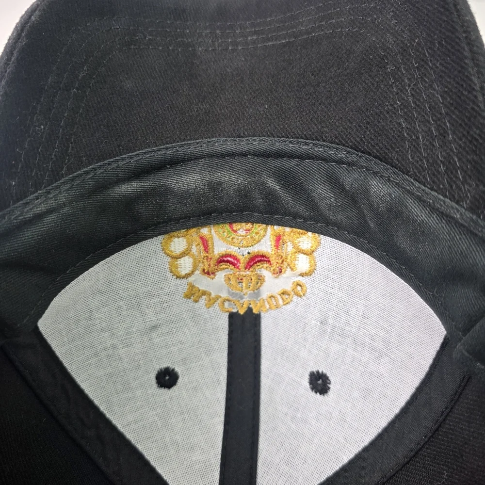 Vintage Macanudo Cigars Black High Quality Adjustable Strapback Hat.